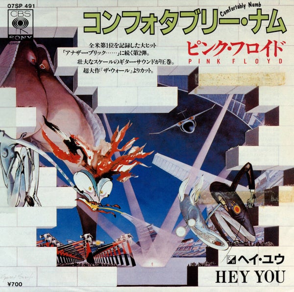 Pink Floyd - Comfortably Numb/Hey You [Japan, promo] - 7"