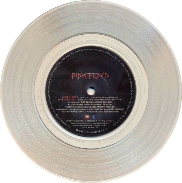 Pink Floyd - High Hopes [UK, clear vinyl] - 7"