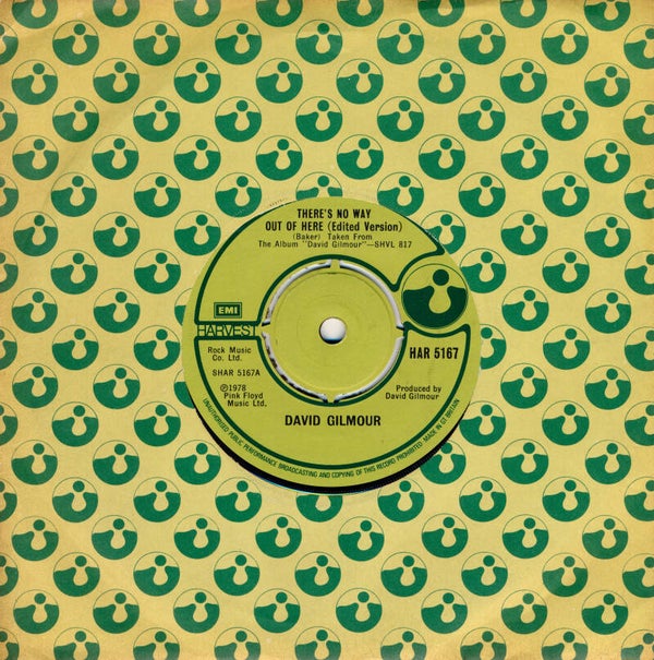 David Gilmour - There's No Way Out Of Here [UK] - 7"