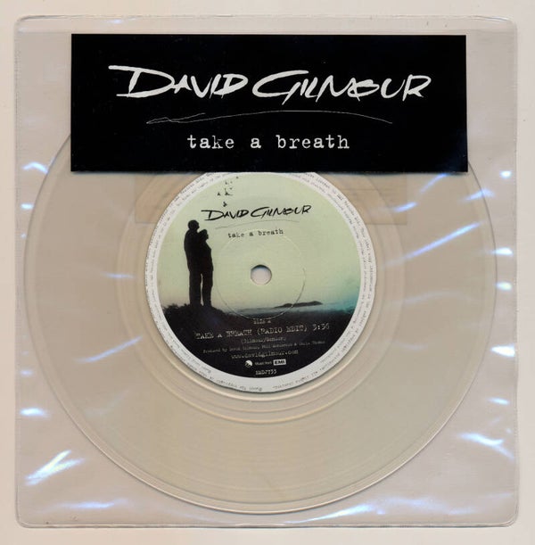 David Gilmour - Take A Breath [UK, clear vinyl, promo] - 7"