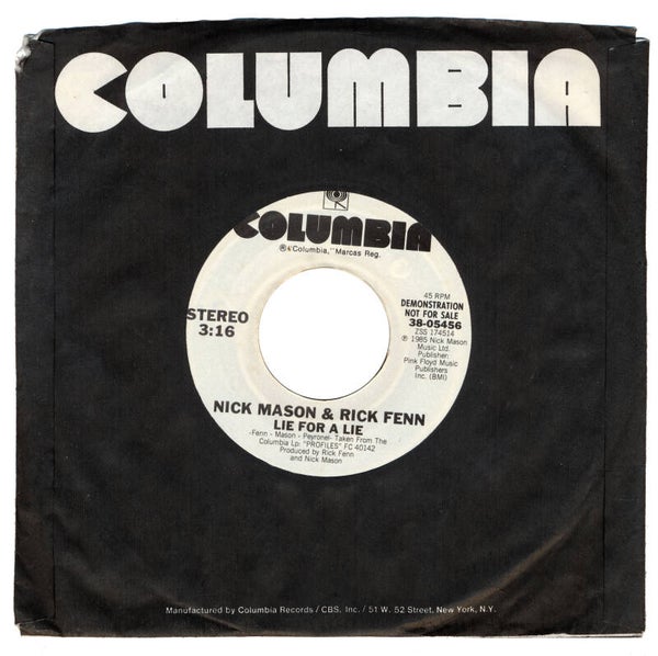 Nick Mason - Lie For A Lie [USA, promo] - 7"