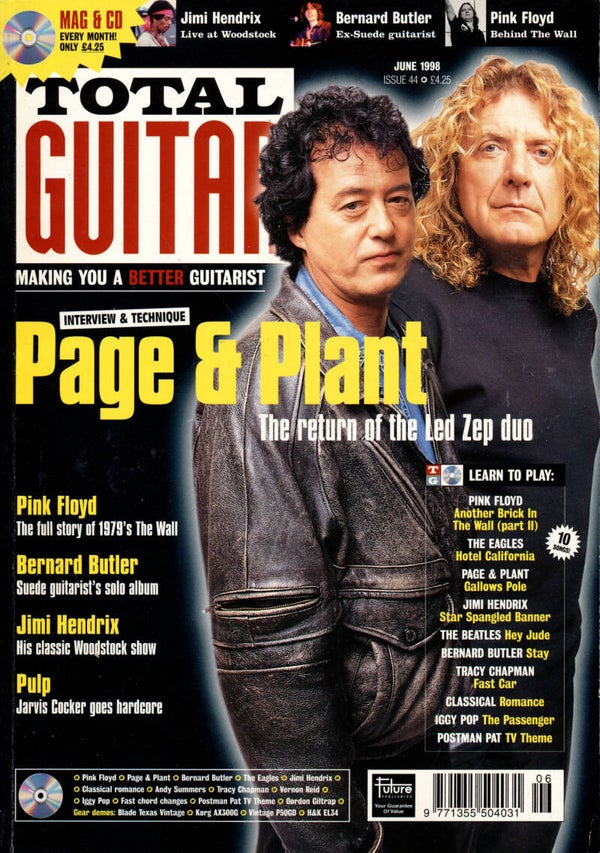 Pink Floyd - Total Guitar 44 - June 1998 [UK] - Magazine