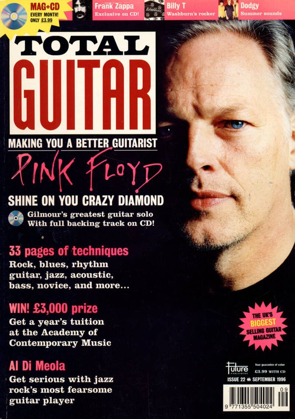 Pink Floyd - Total Guitar 22 - September 1996 [UK] - Magazine