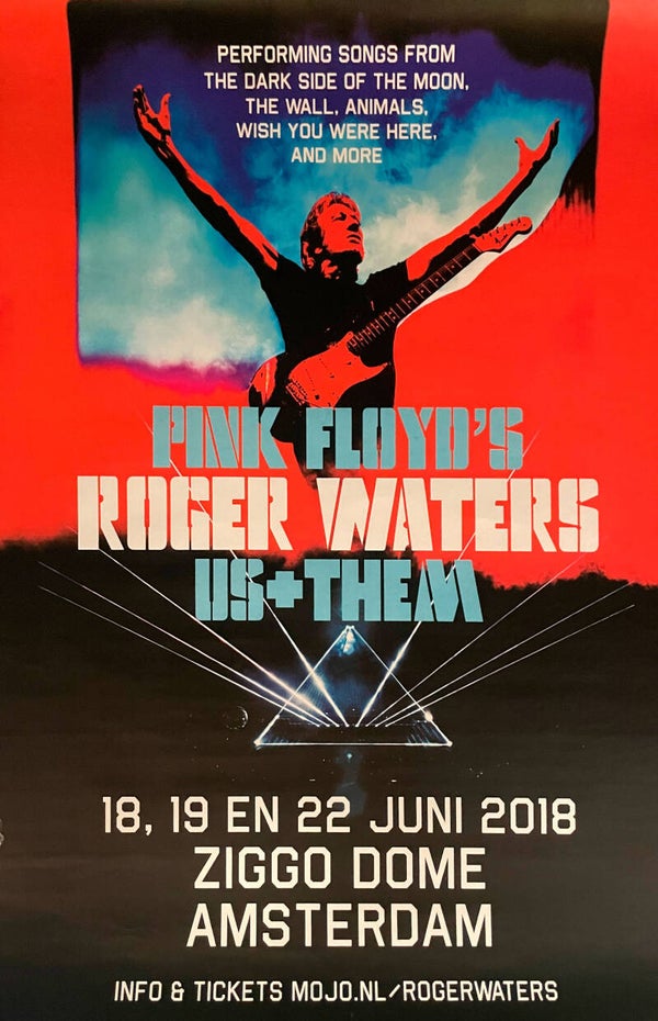 Roger Waters - Ziggo Dome, Amsterdam, 18, 19 and 22 June 2018 [Holland] - Poster
