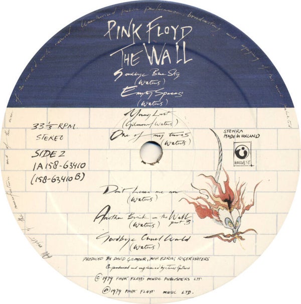 Pink Floyd - The Wall [Holland, CBS Contract Pressing] - 2LP