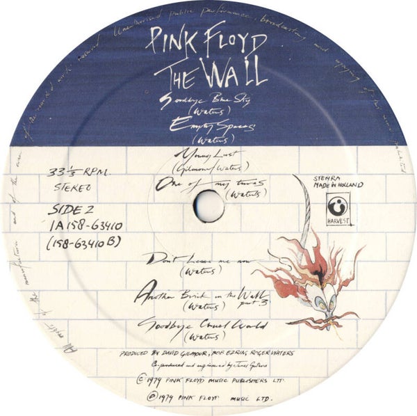 Pink Floyd - The Wall [Holland, CBS Contract Pressing] - 2LP