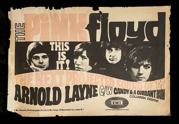 Pink Floyd - Arnold Layne [UK] - Window Poster