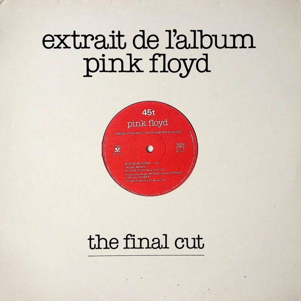 Pink Floyd - Not Now John [France, promo] - 12"