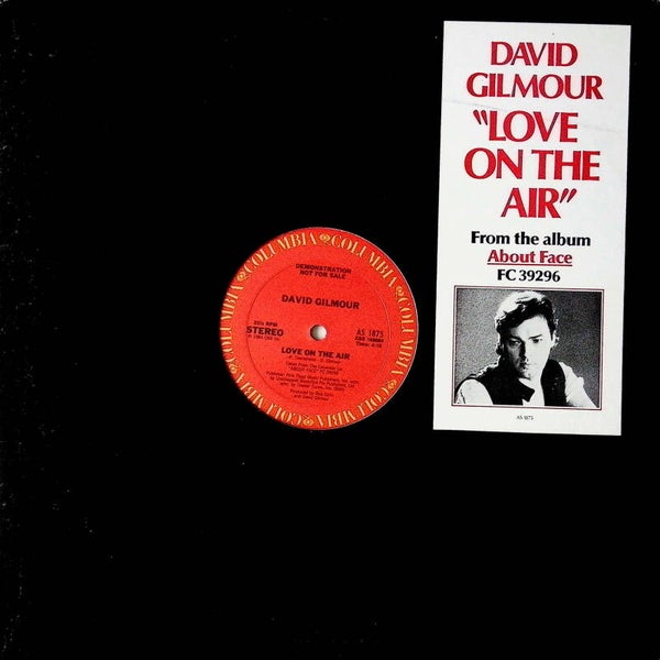 David Gilmour - Love On The Air [USA, promo] - 12"