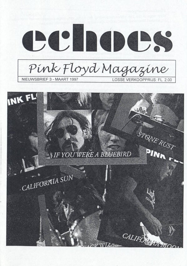 Pink Floyd - Pink Floyd Magazine Echoes - Nieuwsbrief 3 - March 1997 [Holland] - Fanzine