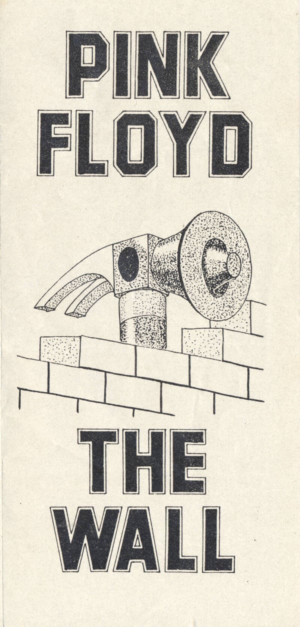 Pink Floyd - The Wall, Dortmund 1981 [Germany] - Brochure