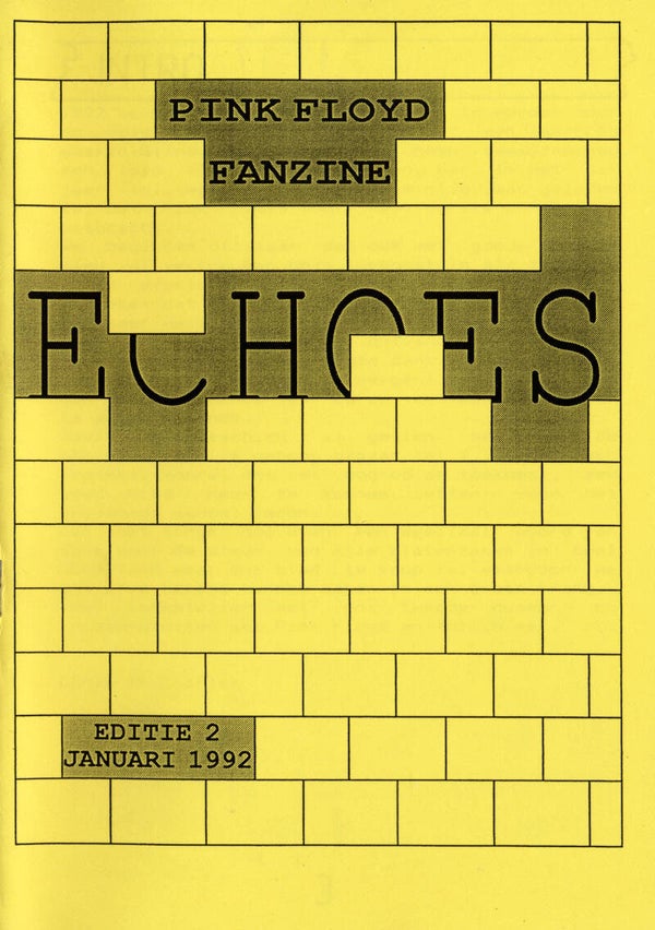Pink Floyd - Echoes 2, January 1992 [Holland] - Fanzine