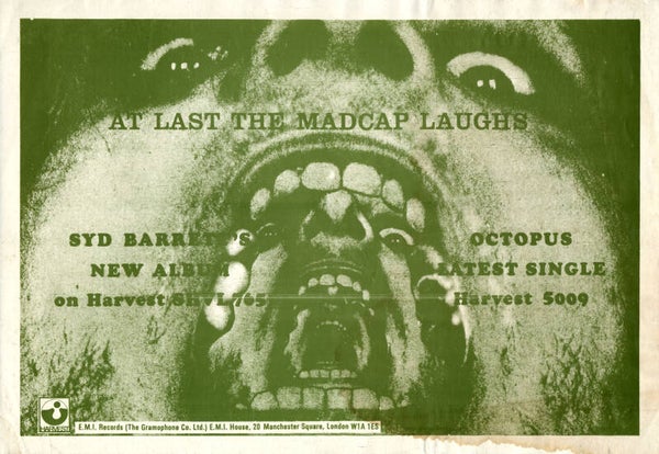 Syd Barrett - The Madcap Laughs - 1970 [UK] - Poster/Handbill