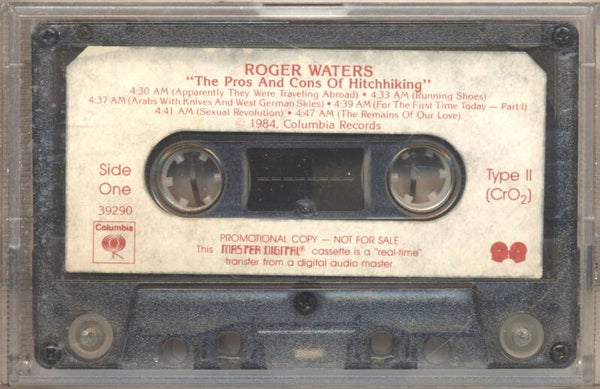 Roger Waters - The Pros And Cons Of Hitch Hiking [USA, promo] - Cassette