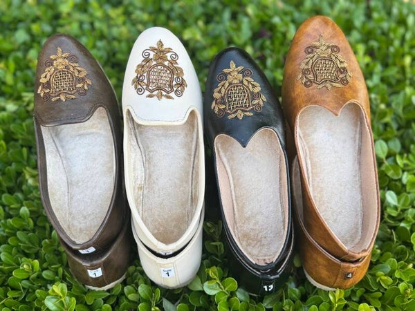 Royal Heritage Khussa KIDS - Handmade Dabka Work BOYS