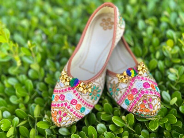 Rang Mahal – Kids' Festive Mirrorwork Jutti