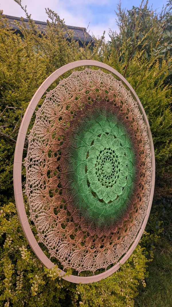 Greenwood Mandala wall art 90cm