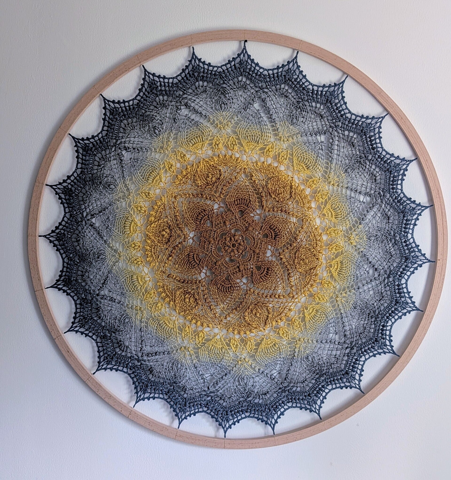 Summer Mandala wall art 90cm