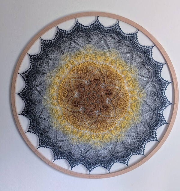 Summer Mandala wall art 90cm