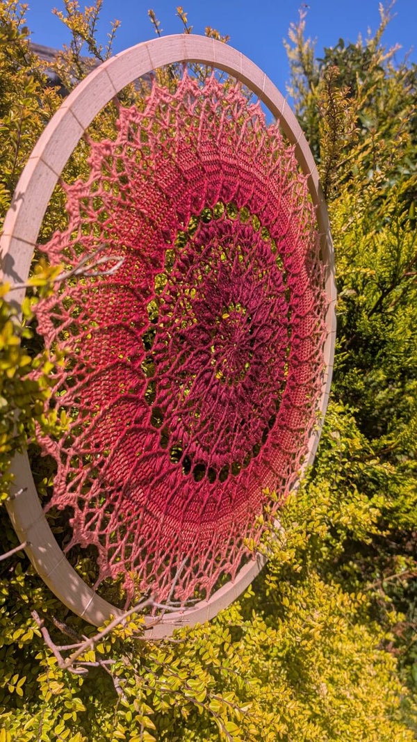 Ember Bloom Mandala art 60cm