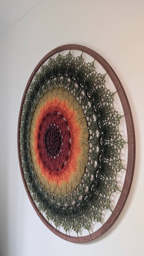 Autumn leafs Mandala wall art