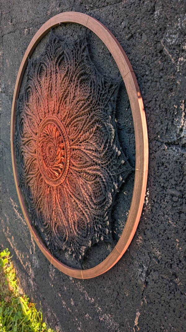 October shadow Mandala wall art 70cm