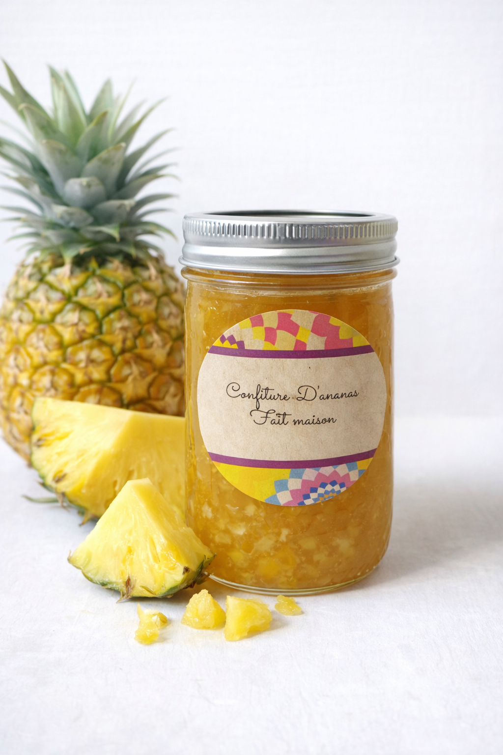 Confiture ananas bocal de 250ml