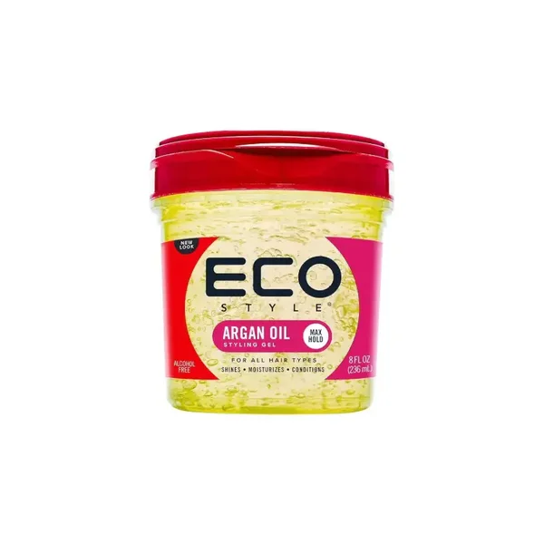 Gel capillaire ECO Style à l'huile d'argan 8 oz