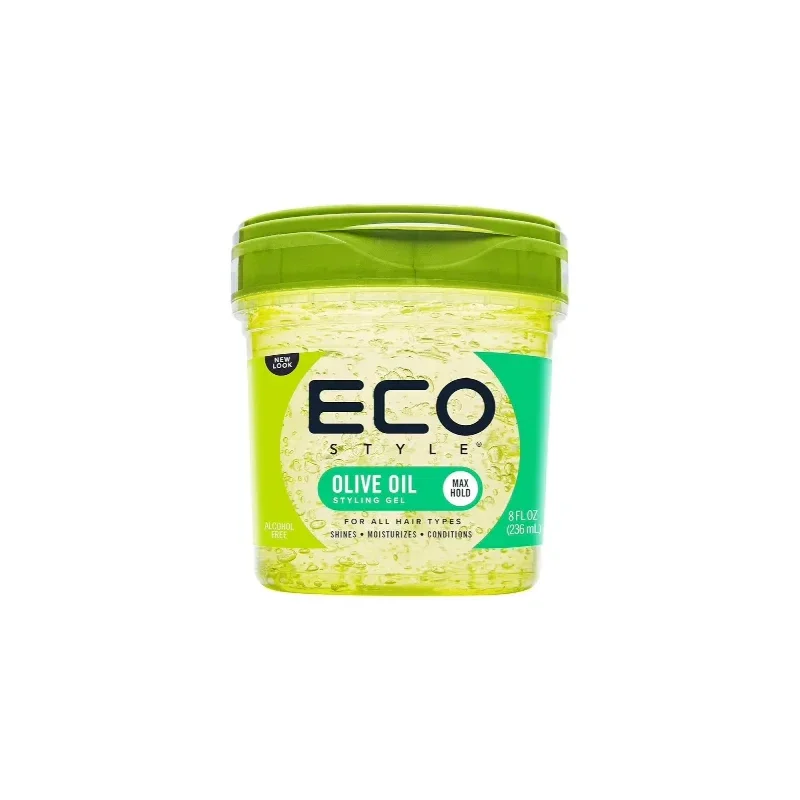 Gel capillaire ECO Style à l'huile d'olive 8 oz