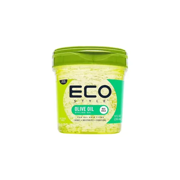 Gel capillaire ECO Style à l'huile d'olive 8 oz