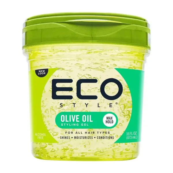 Gel capillaire ECO Style à l'huile d'olive 16 oz