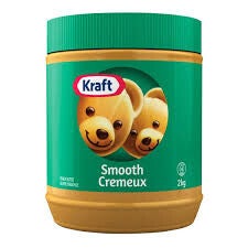 Beurre d'arachide  Kraft  2 kg