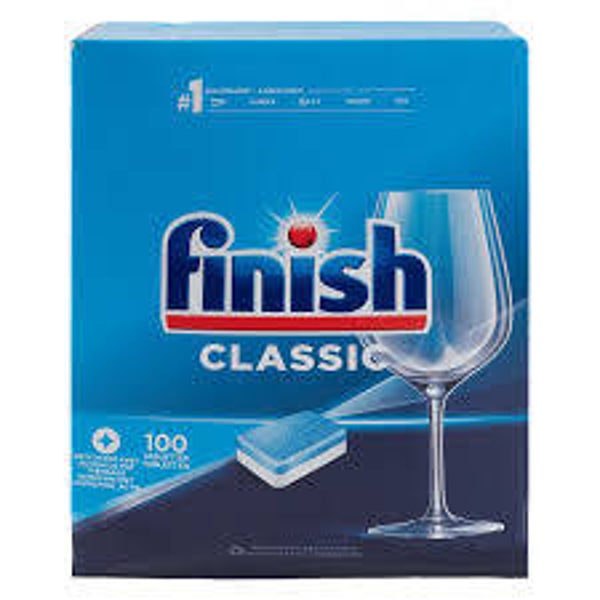 Pastilles Finish pour lave vaisselle (Paquet  de 100)