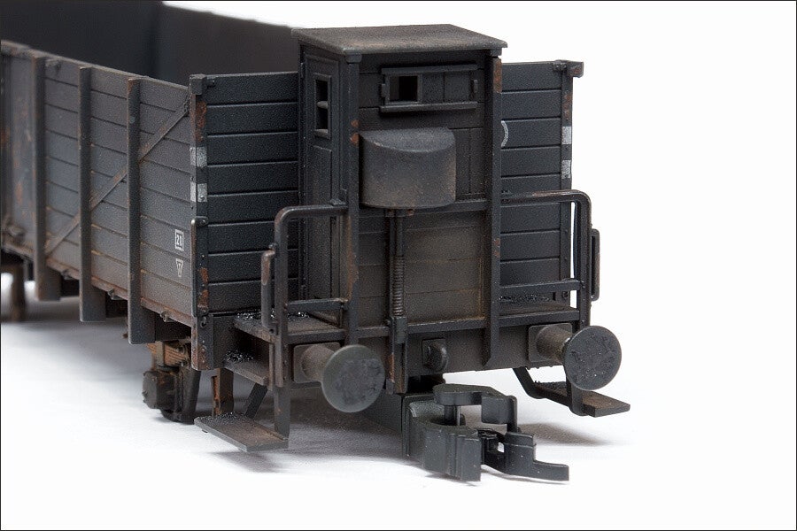 remmershuis_verouderen kolenwagens_modelbaan