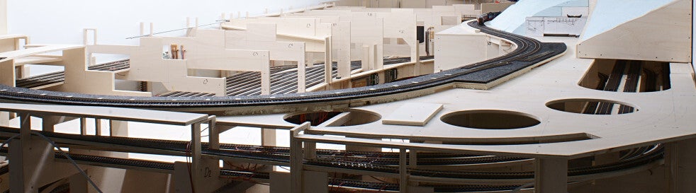 bovenbouw van modelbaan