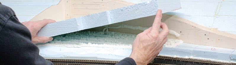 bouw van landschap en scenery op de modelbaan en modelspoorbaan