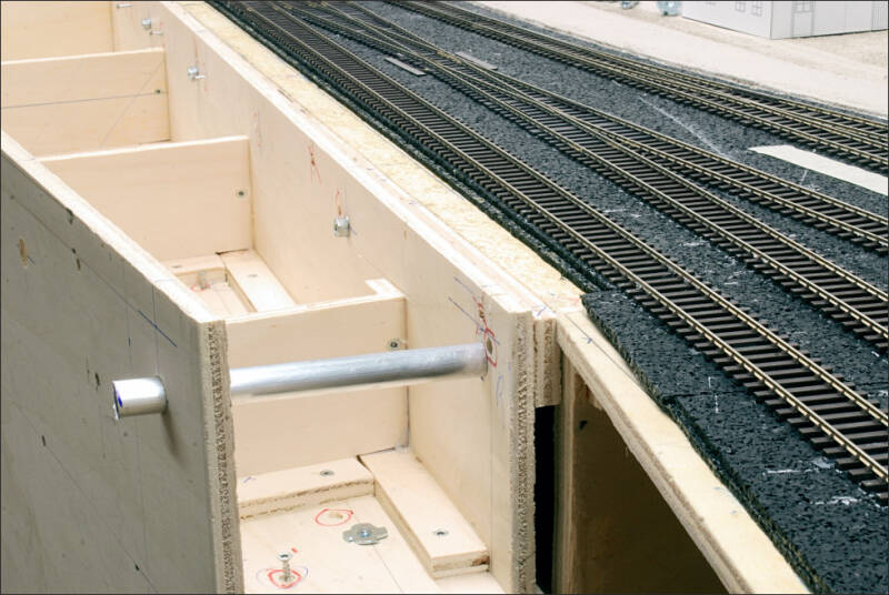 bevestigen landschap modelbaan