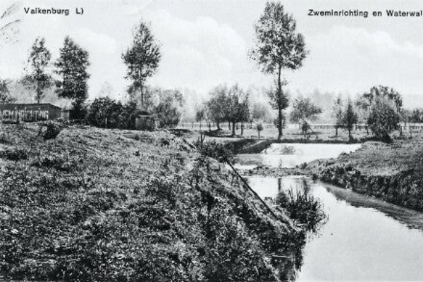 Historie van hotel Rozenhof de waterval en het zwembad in het Geuldal