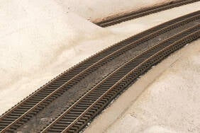 paden-modelbaan-zand