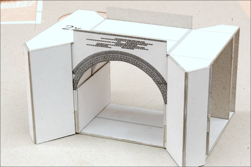 modellen van gebouwen van karton maken