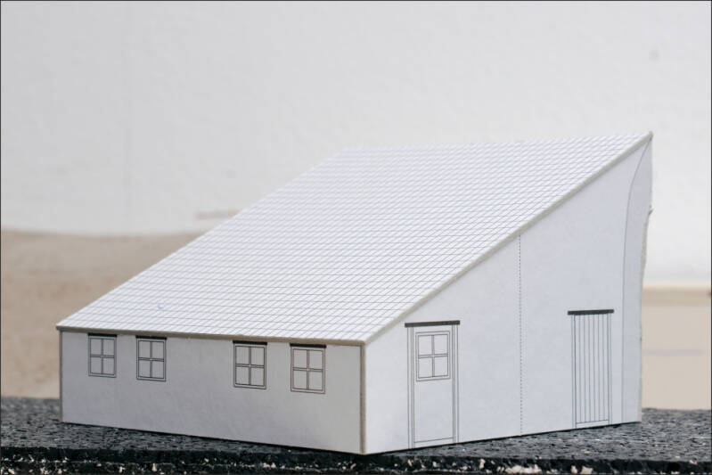 model modelbaan gebouw kroongroeven