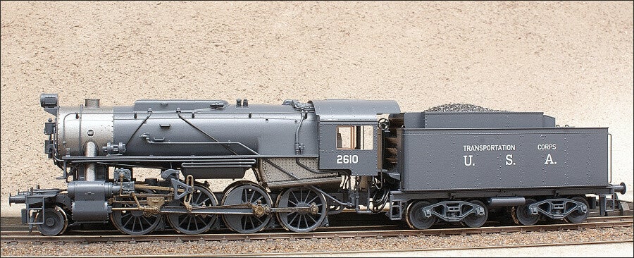 Roco 72155 USATC S160 stoomlocomotief in originele fabrieksstaat op De Geuldalbaan