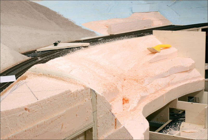 scenery styrofoam model railways