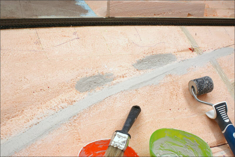 veldwegen en paden op de modelbaan