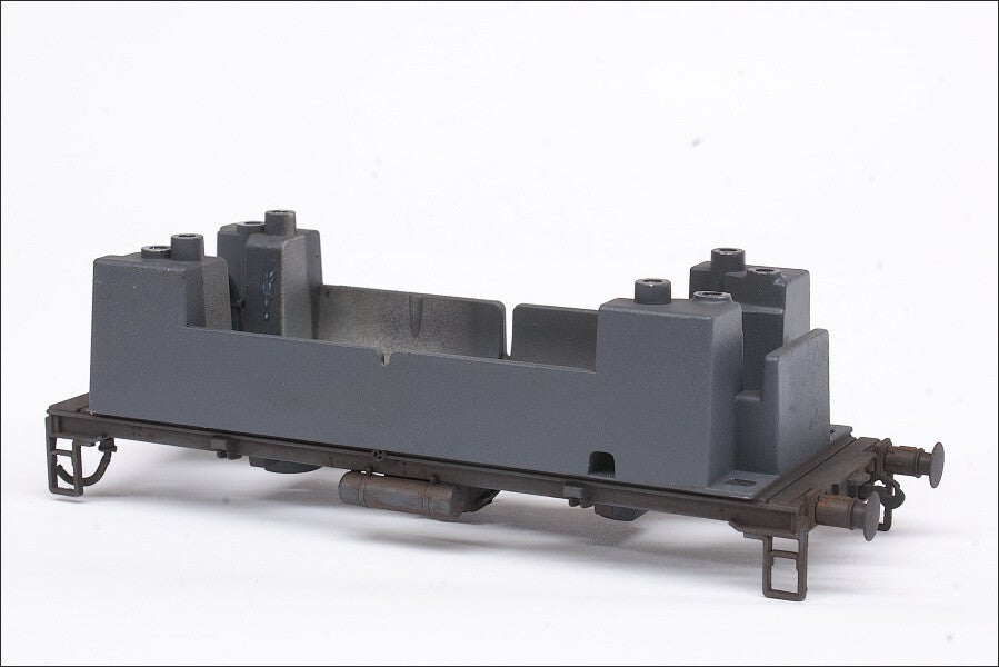 weatheren chassis tender stoomlocomotief