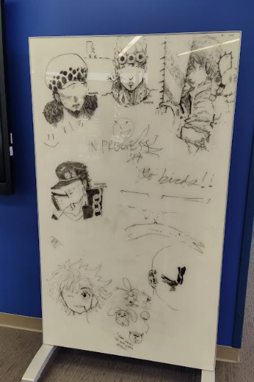 white board anime