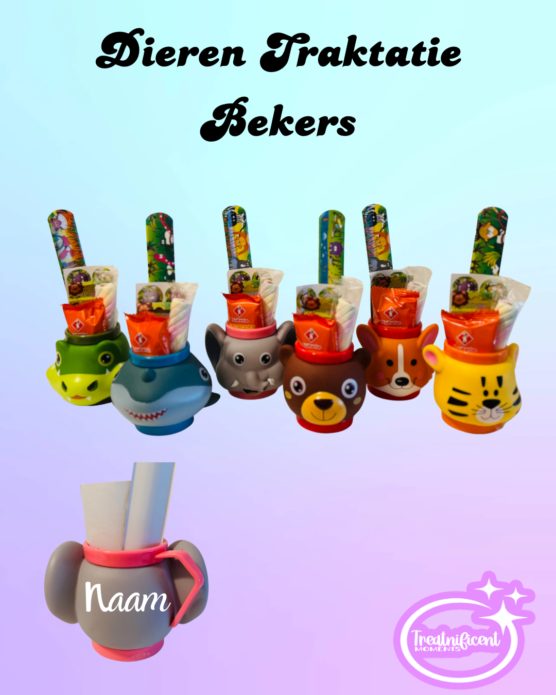 Dieren Traktatie Bekers