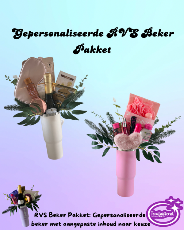 RVS  Beker Geschenk Pakket