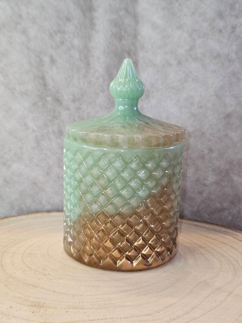 GRANDE BOITE MANEGE MARRON ET VERTE