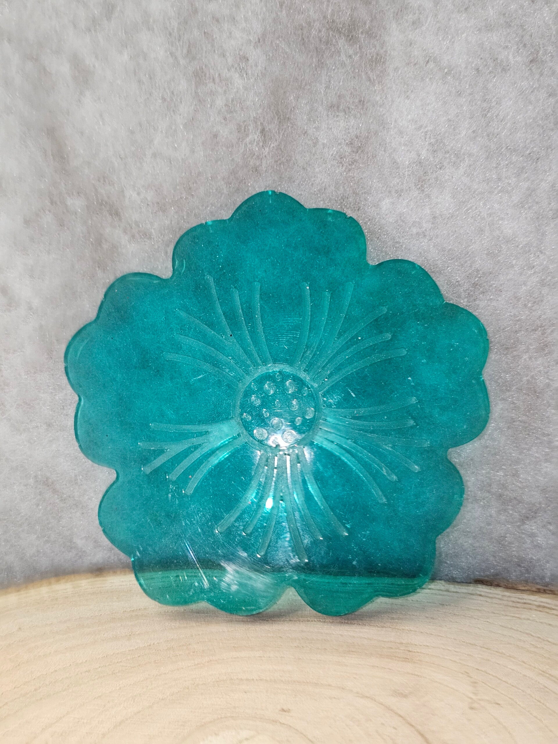 DESSOUS DE VERRE BLEU / VERT